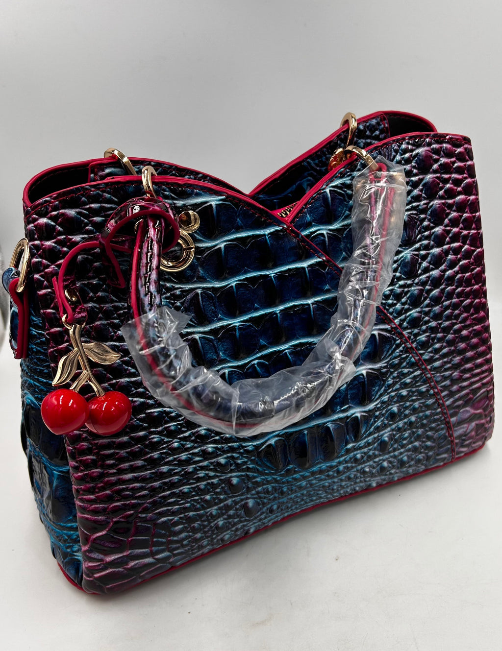 Women's Fashion Handbag Crocodile Pattern Gradient