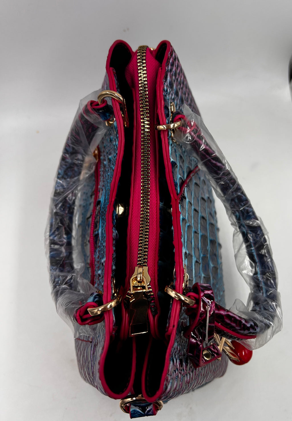 Women's Fashion Handbag Crocodile Pattern Gradient