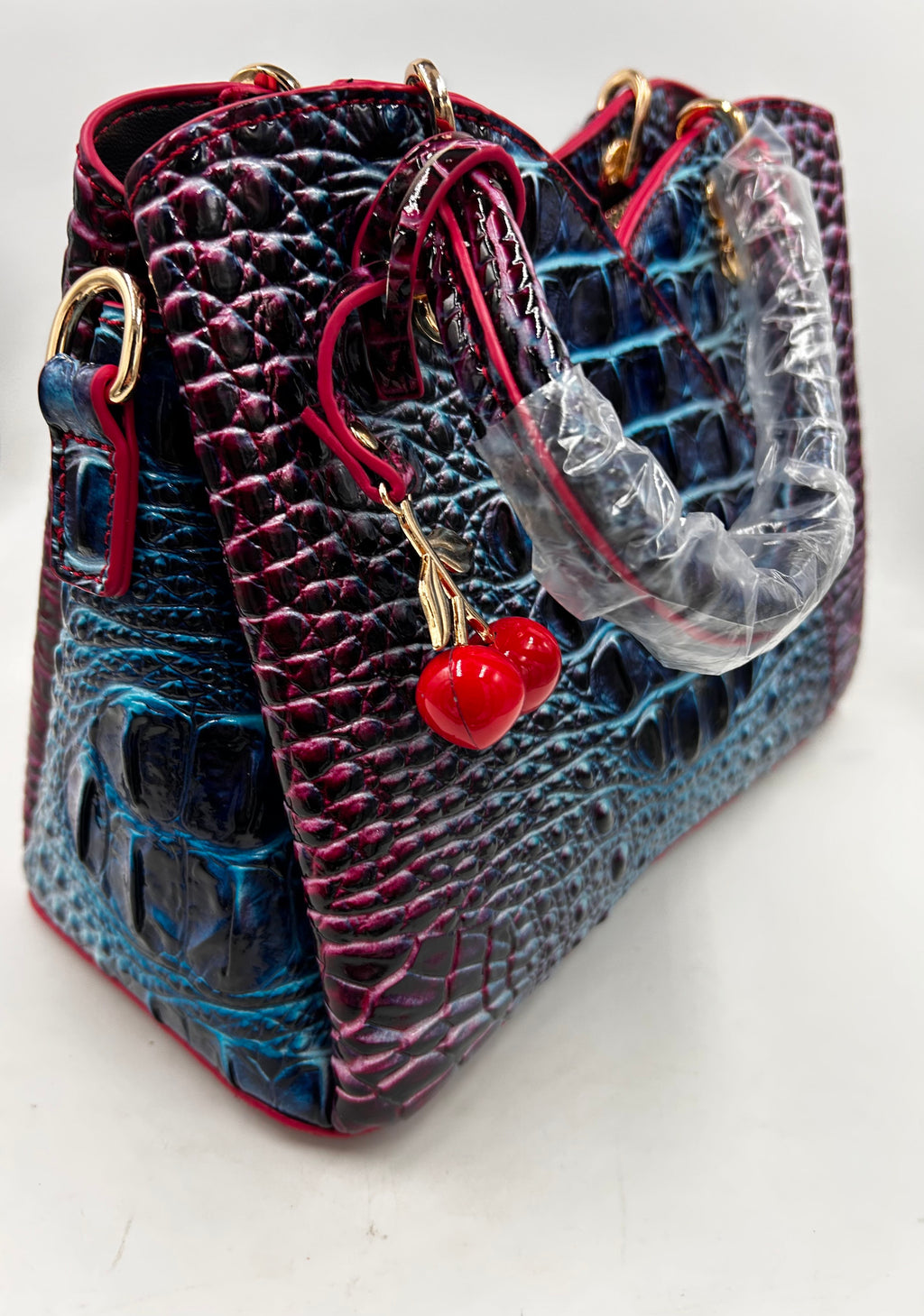 Women's Fashion Handbag Crocodile Pattern Gradient